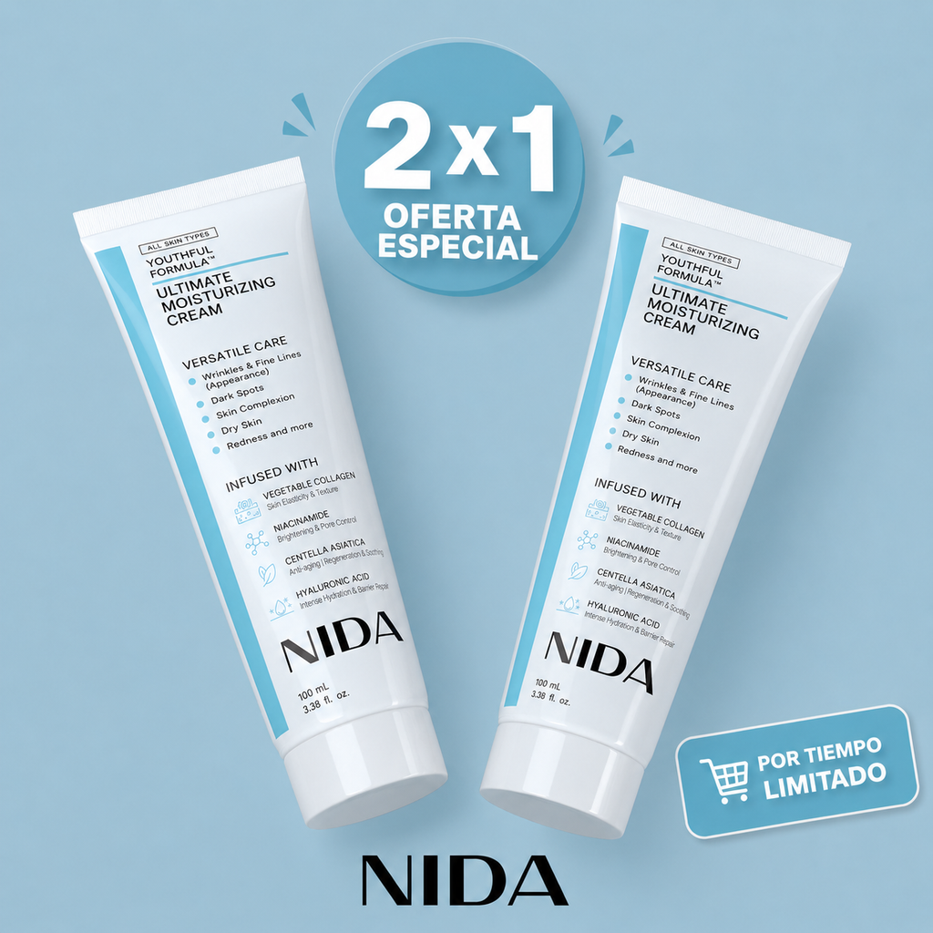 Crema NIDA – Nutrición intensiva que se revela desde la primera noche